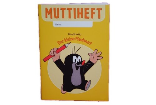 Preisvergleich Produktbild Muttiheft / Heft - " der kleine Maulwurf " - Aufgabenheft - Oktavheft / Aufgaben Mutti - Schule Hase Igel - Kindergarten / Grundschule / Vorschule - Kita