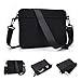 Price comparison product image Kroo Case/Pouch/Tablet Carrying Bag Sleeve with Shoulder Strap for Google Nexus 9 / Nexus 7 , HTC Volantis Tablet in Black