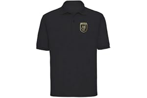 Cyclops Print Liverpool Football LiverBird Crest Design Polo Mens Black