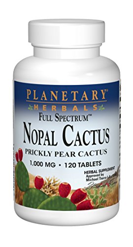 Planetary Herbals Full Spectrum Nopal Cactus 1000 mg 120 Tablets