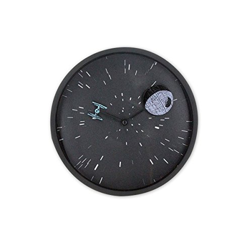 STAR WARS Lentikular Wanduhr - Todesstern mit 3D-Effekt