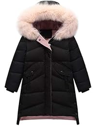 Kinder Daunenmantel Lang Kunstpelz Wintermantel Stehkragen Winterjacke Verdickte Winddicht Steppjacke Brinny M/&auml;dchen Jungen Daunenjacke