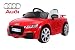 Produktbild ES-TOYS Kinderfahrzeug - Elektro Auto Audi TTRS - lizenziert - 12V7AH Akku und 2 Motoren- Ferngesteuert +MP3 (Rot)