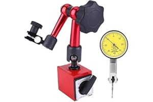 EJOYOUS Misuratore di velocità, precisione 0 – 0,8 mm leva quadrante display test metro Tool Kit Gage