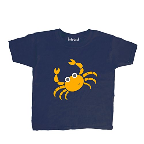 Inda-Bayi Baby-Toddler-Kids Heavy Cotton T Shirt - crab