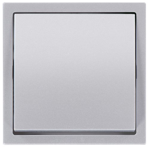 Preisvergleich Produktbild PEHA 00053411 Nova Brillance Wippe für 500-er Grundelement, Wechsel-, Kreuzschalter, Taster neutral, alu