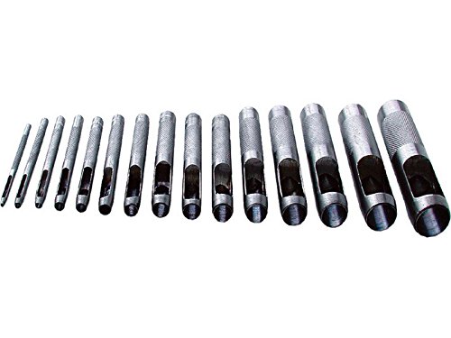 Extol Craft Lederlocher, Set 15 Stück, 76700