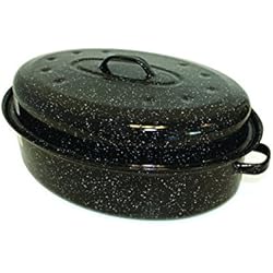 Beka 14730384 Kitchen Roc Roasty Cook Couvercle Émail Noir - 38 cm