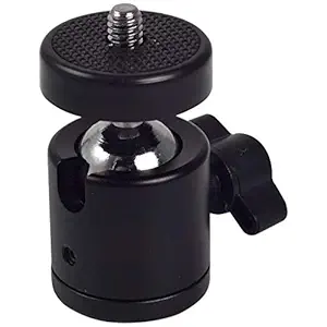 MOBICHARM Aluminium Alloy Body Rotating Swivel Mini Tripod Ball Head with 1/4