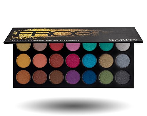 21 Highly Pigmented Professional Eyeshadow Palette Eye Shadow Makeup Kit Set Pro Palette High-end Formula (Frost (shimmer))
