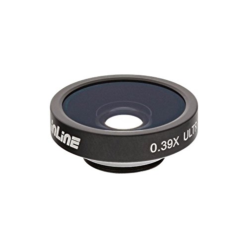 InLine 55490 Smartphone Aufsteck-Objektiv Ultra Wide 0.39X mit Macro 6X schwarz - 3