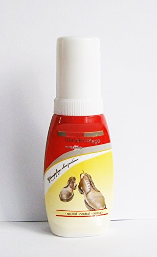 Preisvergleich Produktbild SCHUHPFLEGE 50ml NEUTRAL mit Schwamm flüssig Schuhcreme für alle Glattleder 52