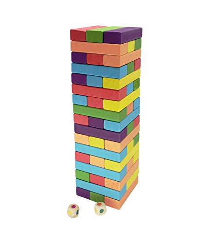 Afunti Juegos de Mesa Juguetes Madera Montessori Juguetes Madera de Colores Juego para Adultos e Infantil