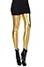 Produktbild SODIAL(R) Dame Herbst & Winter Metall Fluessigkeit Leggings Dehnbare Bleistift Hosen (gold)
