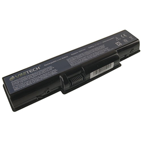 Vinitech Akku mit 11,1V 4400mAh für Acer Aspire 5334, 5335Z, 5338 5517-5086, 5517-5671, 5536G, 5541ANWXMi, 5541G, 5542ANWXMi, 5734Z, 5735Z, 5735Z-582G16Mn, 5737Z, 5732ZG, AS5740, 7715Z, Emachines D525, Emachines D725