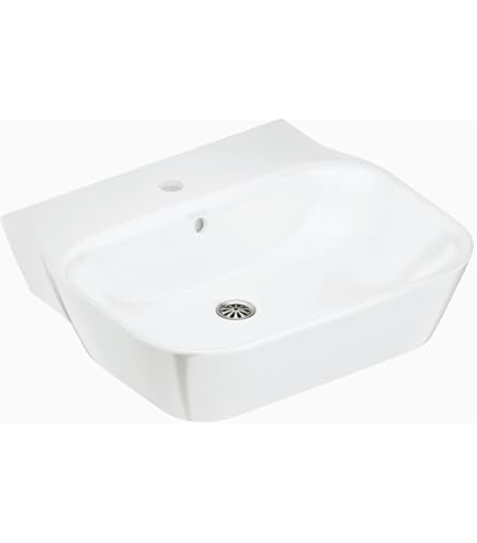 American Standard Aqualyn Self-Rimming Countertop Bathroom Sink - White, 20-3/8" X 17-3/8", Center Hole Only, Vitreous China