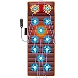 Aihifly Tapis d'Acupression Épaulettes cervicales de Massage d'épine cervicale de Massage de Masseur Le Tapis Complet de Matelas chauffé de Massage de Taille (Couleur : Picture, Taille : 175x61cm)