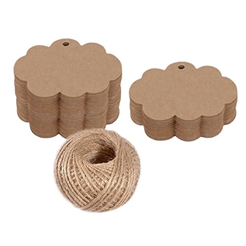 Etiquetas de regalo Kraft 100 pcs papel en blanco etiquetas 5 cm 7 cm para colgar etiqueta con 30 metros de cordel de yute color marr n reviews Etiquetas de regalo Kraft 100 pcs papel en blanco etiquetas 5 cm 7 cm para colgar etiqueta con 30 metros de cordel de yute color marr n