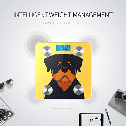 Preisvergleich Produktbild Rottweiler Hundewaage Für Gewichtswaagen Für Gewichtskontrollen 8 Schlüsselkompositionen Analyzer Mit Fitness Apps synchronisieren 400 Pfund