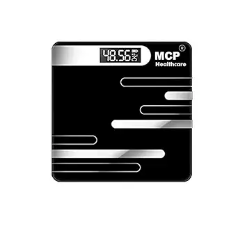 Electronic Personal Human Body Fat Health ?G? Sensor, Digital Automatic Zero Resetting, Rechargeable Weighing Scale, Measure Units in Both KG/LB. (Black)