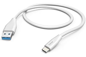 Hama Kabel ładujący USB A 3.1 - USB C (5 Gbps, 3A, 20V, solidna wtyczka, 1,5m) biały
