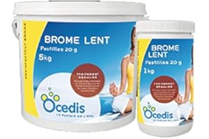 OCEDIS - Brome Lent pastilles 20g - Brome Piscine - 5kg