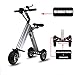 Produktbild CHOME Erwachsene Lithium-Batterie Fahrrad, Mini Folding Elektroauto, Zwei-Rad-tragbare Reise-Batterie Power Balance Auto (kann 150 kg tragen),White