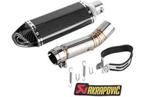 Aramox de Escape Estilo Fibra de Carbono, Silenciador Deslizante con Tubo Central DB Killer para CBR500R CB500F CB500X 2013-2015