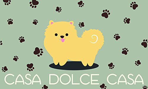 GIFTCOMPANYITALY OGGETTI IDEE DESIGN Zerbino Dolce Casa, Cocco, Colorato, 75x2x45 cm