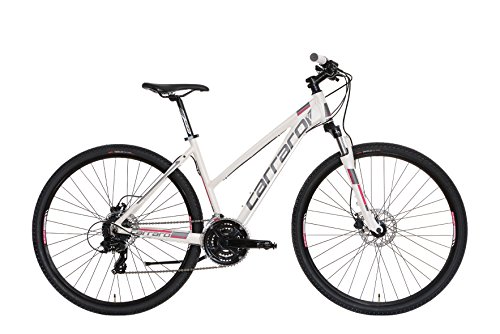 Carraro 715 AZIMUT SL, Bici Trekking Donna, Bianco/Viola Chiaro, S