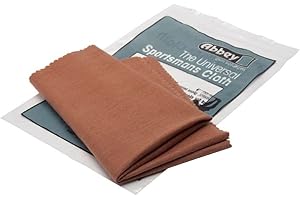 FARM COTTAGE BRANDS Abbey Universal Silicone Sportsman Cloth, for cleaning & protecting metal, wood & plastic / painted surfaces. Ideal for golf & fishing kit, guns, scopes, models, tools, auto accessories, bikes etc