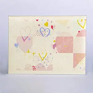 Inside Out Innovative Designs Cute Hearts Blank Card and Envelope