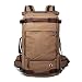 Produktbild Herrenrucksack Business Bag Freizeittasche Schultasche Laptoptasche Reisetasche - Wasserdichte Sportleinwand Mit Großer Kapazität ZHML (Farbe : Brown, größe : 31 * 18 * 52cm)