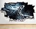 Produktbild Dark Souls 2 3 Smash Vinyl Poster Wohnzimmer Schlafzimmer Wand Aufkleber art 3d Aufkleber, Large (90x52cm)