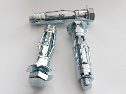 Preisvergleich Produktbild 10 Stück Mungo Metall Hohlraumdübel M8x53 mit Schraube Metallspreizdübel, Gipskartondübel MHD-SM 8x53 / 18