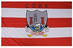 Official IRELAND GAA Crest County Flag CORK 152 centimetre x91 centimetre