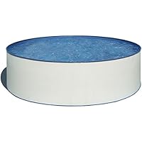 Gre KITWPR302- Piscina Lanzarote desmontable redonda de chapa blanca Ø300x90 cm