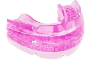 ILESTDG BuccoCare Orthèse D'avancée Mandibulaire,Précis Et Confort Doux Protections Dentaires (Rose)