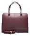 Produktbild Su.B 15.6” 14” Diagonale professionelle Design Damen Laptoptasche, echtes Leder - Made in Italy (Bordeaux Rot)