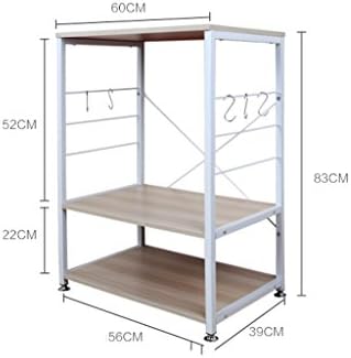 ZHIWUJIAZXM GRJH® Rack, kitchen Home Multifunction Microwave oven rack kitchen Electrical appliances Shelf Incorporated storage rack Bowl racks 60 * 39 * 83cm Waterproof and durable