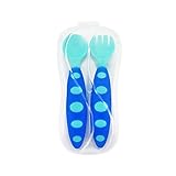Fáciles de usar y limpiar, lo que hace que sea más fácil llegar a los cuencos. Diseño de mango ergonómico adecuado tanto para bebés como para niños. Cuchara poco profunda especialmente diseñada que te ayuda a dar la cantidad adecuada de alimentos para cada boca evitando así la alimentación excesiva o los riesgos de asfixia. Y dale a las encías de tu bebé un apoyo relajante.