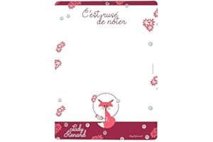 DERRIERE LA PORTE Derrière La Porte DLP : Pense-Bête Aimanté - C'est Rusé Renard - Mémo Tableau Blanc Magnet Frigo