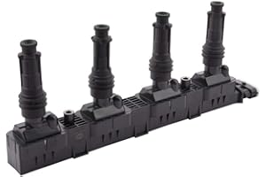 HELLA 5DA 193 175-861 Ignition Coil - 12V - 6-pin connector - incl. spark plug connector - Bolted
