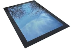 Hitech Rooflights Triple-Glazed Skylight Flat Roof Lantern Rooflight, Self-Cleaning Glass (600 x 1200mm)
