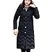 Produktbild JUSTSELL Langarmshirts Mäntel für Damen Winter, Frauen Einfarbig Outwear Gestreift Mantel Button-down HoodieJacke Mit Taschen Outwear Tunika Mantel Stilvoll Tops