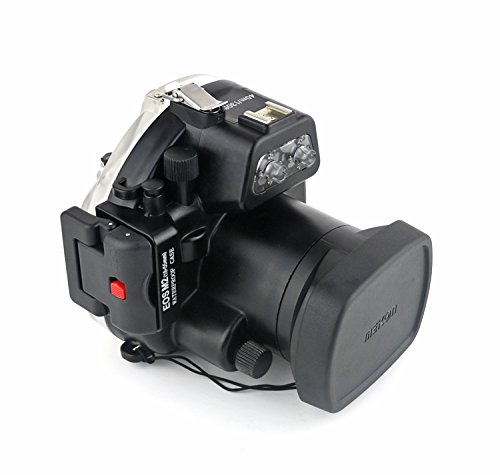 CameraPlus - High Performance Underwater Case Camera Housing Diving for Canon EOS M2 18-55mm lens - Up to 40M