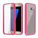 Samsung Galaxy S7 Cover, REALIKE™ Premium {Imported} Ultra Thin Crystal Clear Transparent Case for Samsung Galaxy S7 (Diamond Series- Dark Pink) RS.499.00
