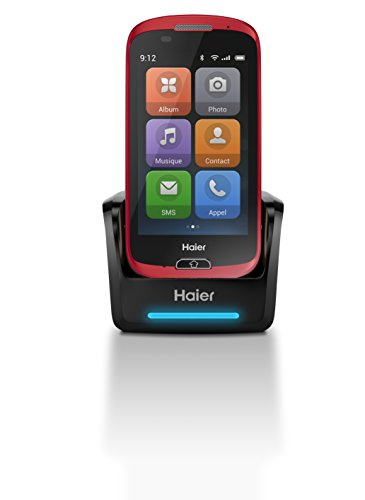 Haier E-ZY A6 Smartphone d  bloqu   3G  Ecran  4 Pouces - 4 Go - Simple SIM - Android 4 2 Jelly Bean  Rouge