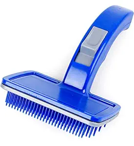KOKIWOOWOO Slicker Brush for Dogs and Cats Self-Cleaning Grooming Comb for Dematting | Dogs & Cats Comb