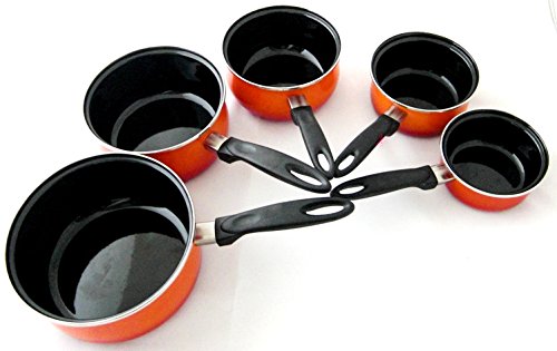 Preisvergleich Produktbild GSW Kasserollen Set 5-tlg 344463 - Orange Shadow